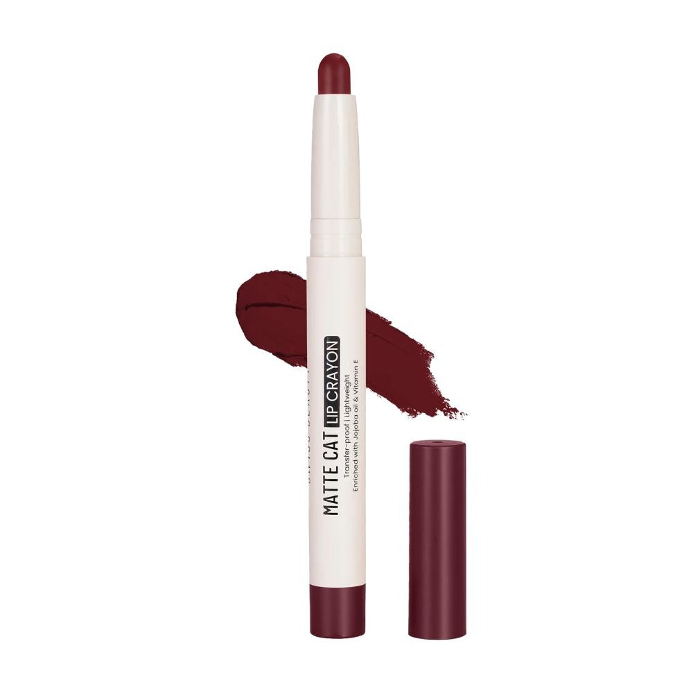 Swiss Beauty Matte Cat Lip Crayon - 23 Murphy Wood