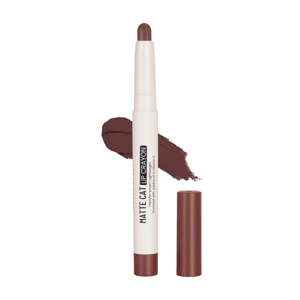 Swiss Beauty MATTE CAT LIP CRAYON - Shade 20 Chocolate