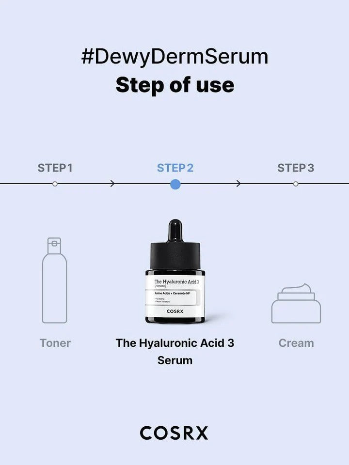 Cosrx The Hyaluronic Acid 3 Serum (20ml)