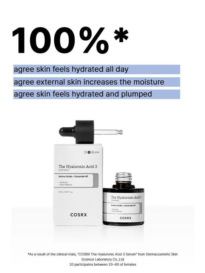 Cosrx The Hyaluronic Acid 3 Serum (20ml)