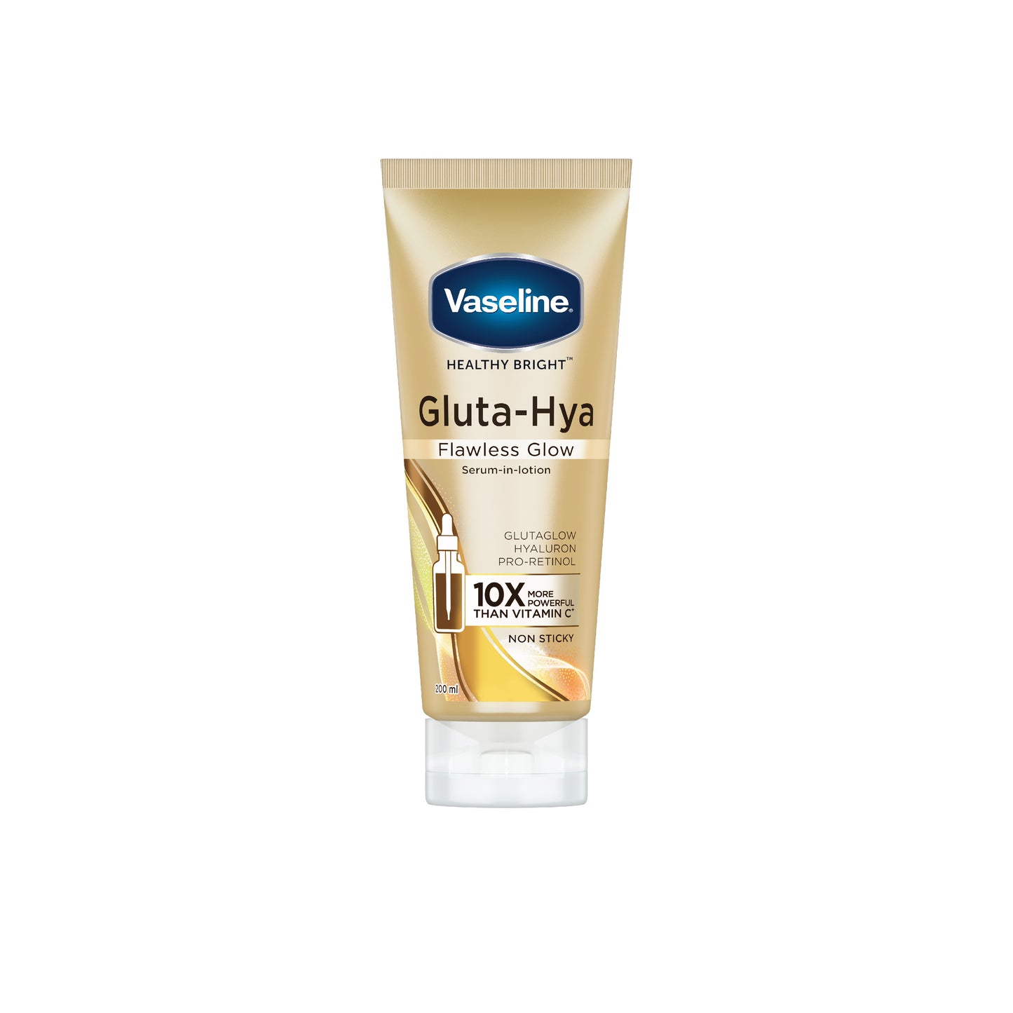 Vaseline Gluta Hya Flawless Glow Serum in Lotion (200ml)
