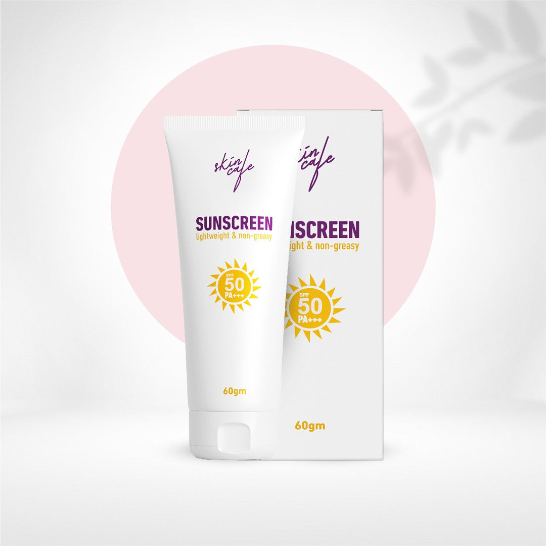 Skin Cafe Sunscreen SPF 50 PA+++ Lightweight & Non-Greasy