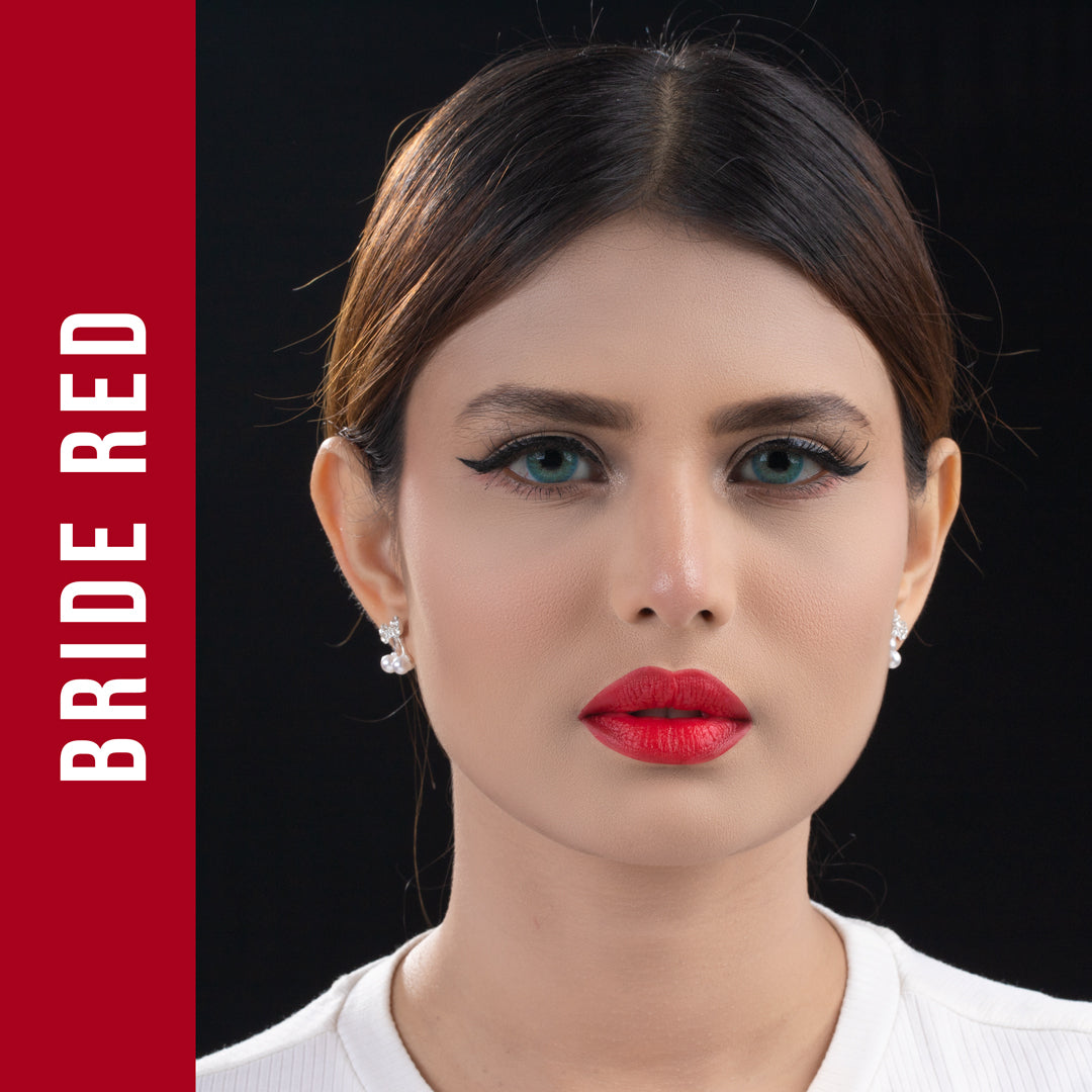 Nirvana Color Matte Bullet Lipstick – Bride Red B06