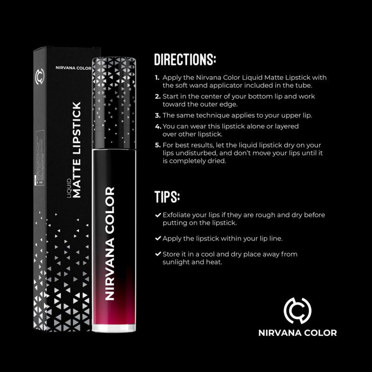 Nirvana Color Liquid Matte Lipstick – Sweet Raisin L05