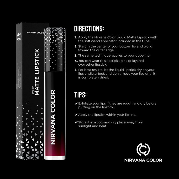 Nirvana Color Liquid Matte Lipstick – Timeless L02