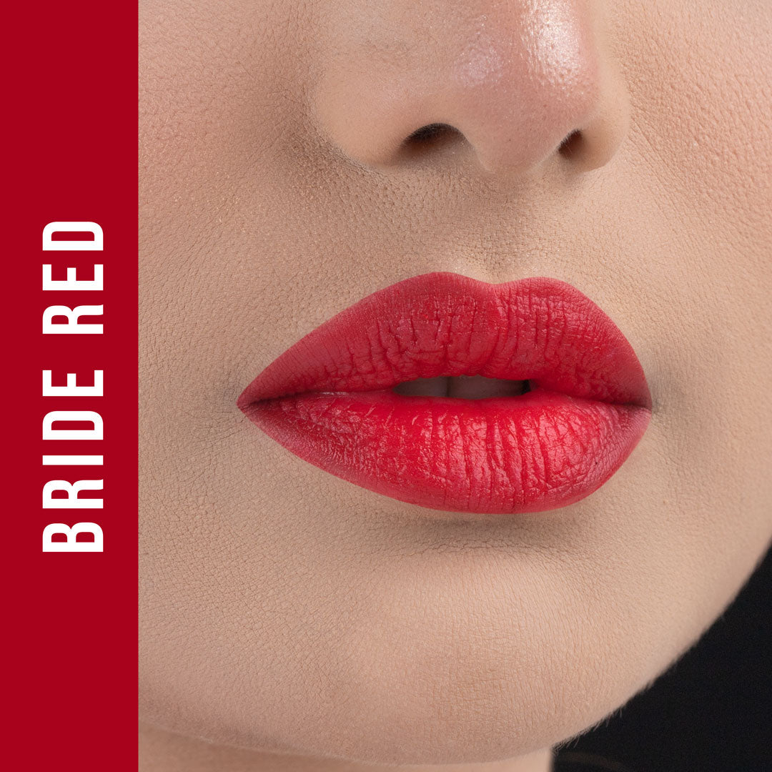 Nirvana Color Matte Bullet Lipstick – Bride Red B06