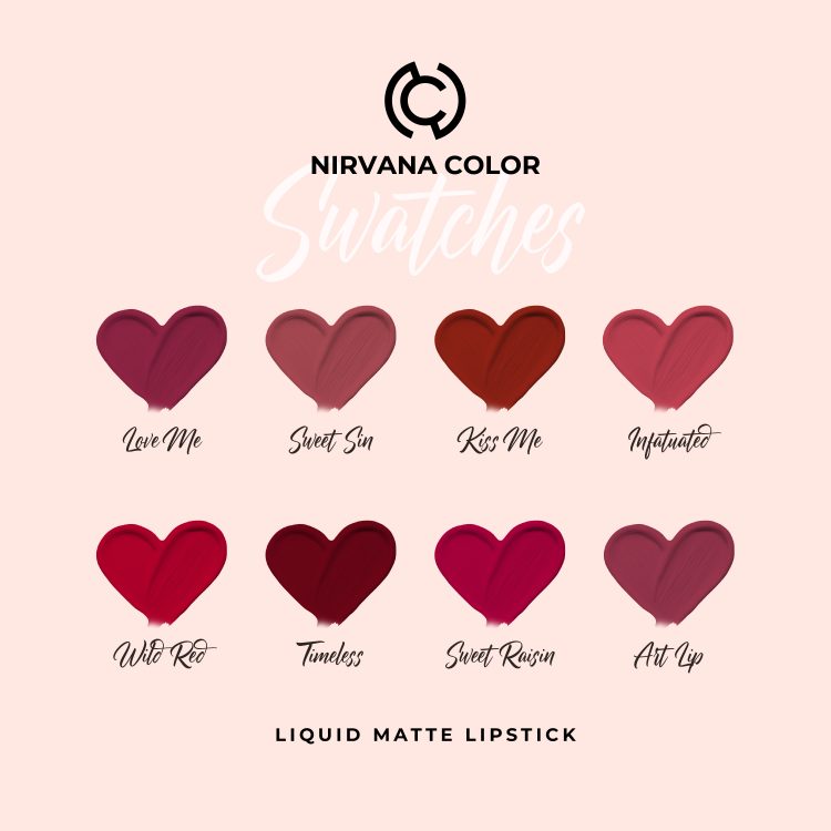 Nirvana Color Liquid Matte Lipstick – Wild Red