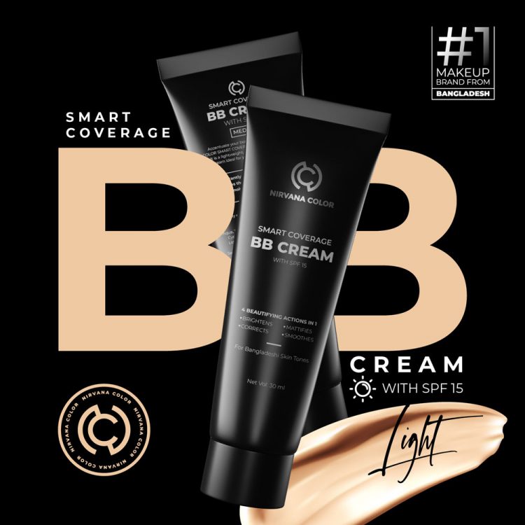 Nirvana Color Smart Coverage Bb Cream With Spf 15 – Light(30ml)