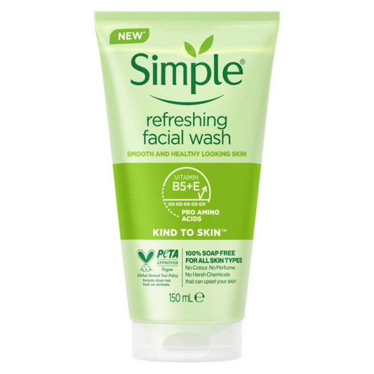 Simple Kind to Skin Refreshing Facial Gel Wash 150 ML